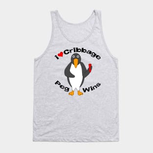 Cribbage Peg Wins Tank Top